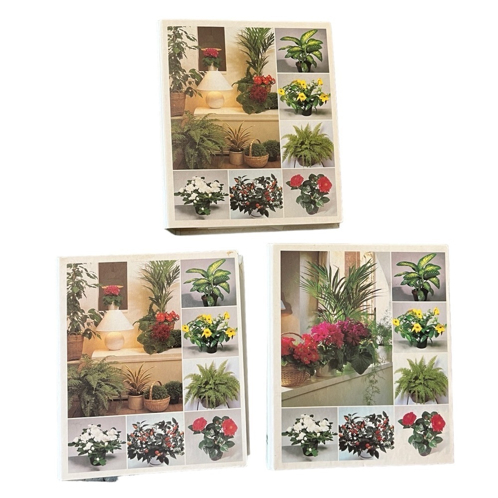 Success With House Plants Growing & Decorating Binders Set‎ Books Set of 3